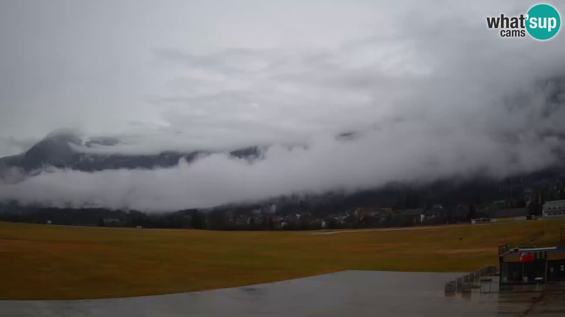 Spletna kamera letališče Bovec – pogled proti Kaninu
