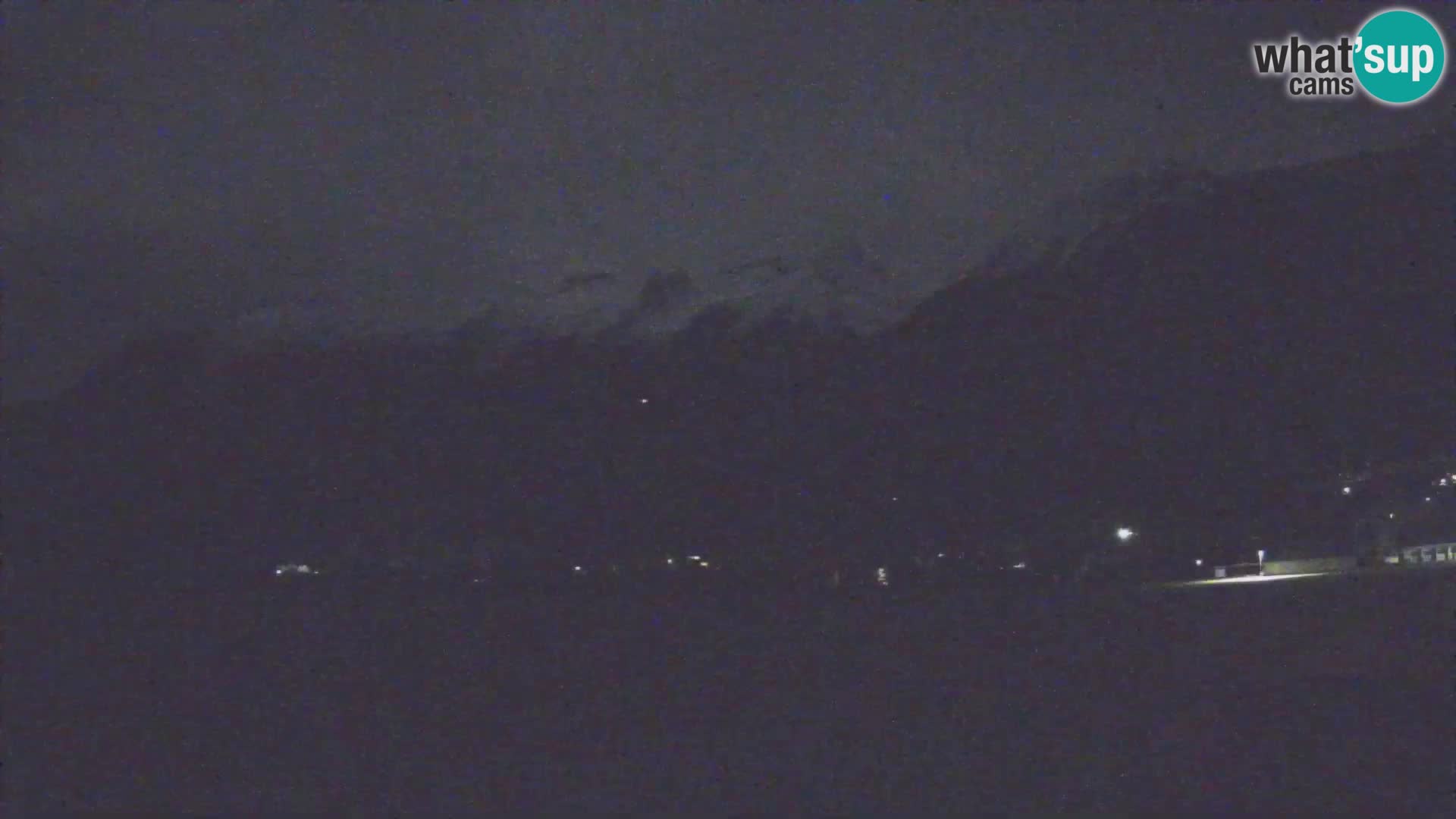 Web kamera uživo Zračna luka Bovec – Pogled na Kanin