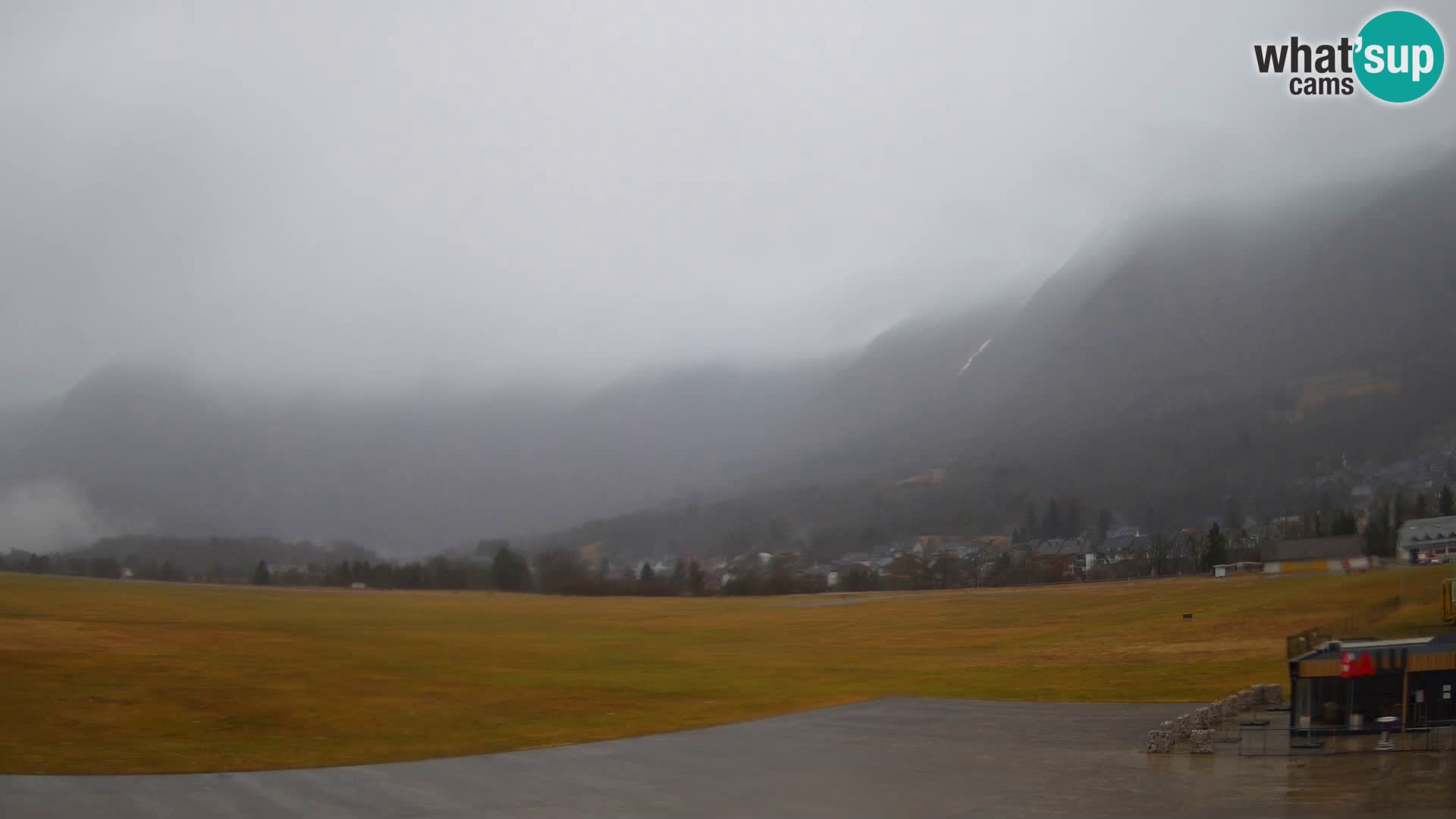 Spletna kamera letališče Bovec – pogled proti Kaninu