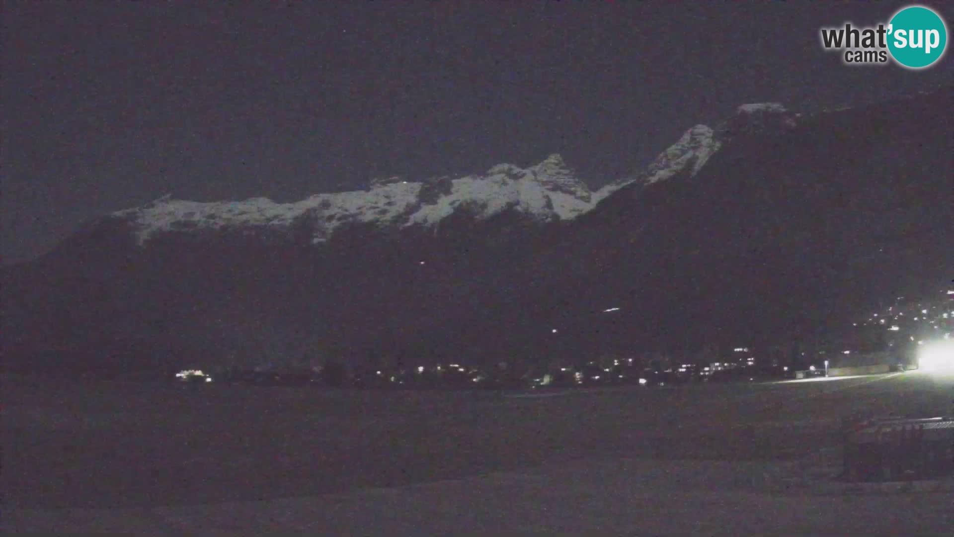 Webcam en direct Aéroport de Bovec – Vue sur Kanin