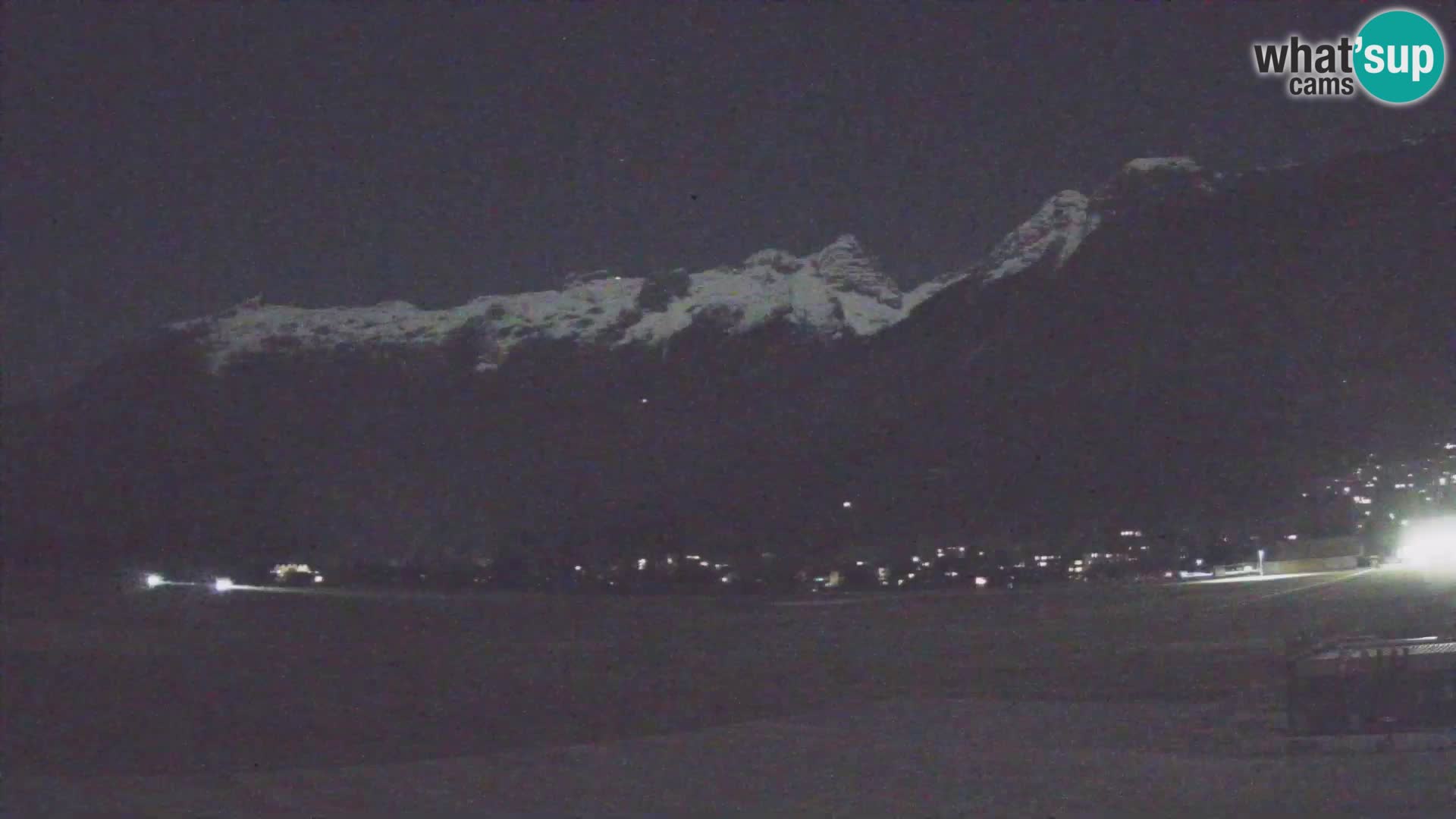 Webcam en direct Aéroport de Bovec – Vue sur Kanin