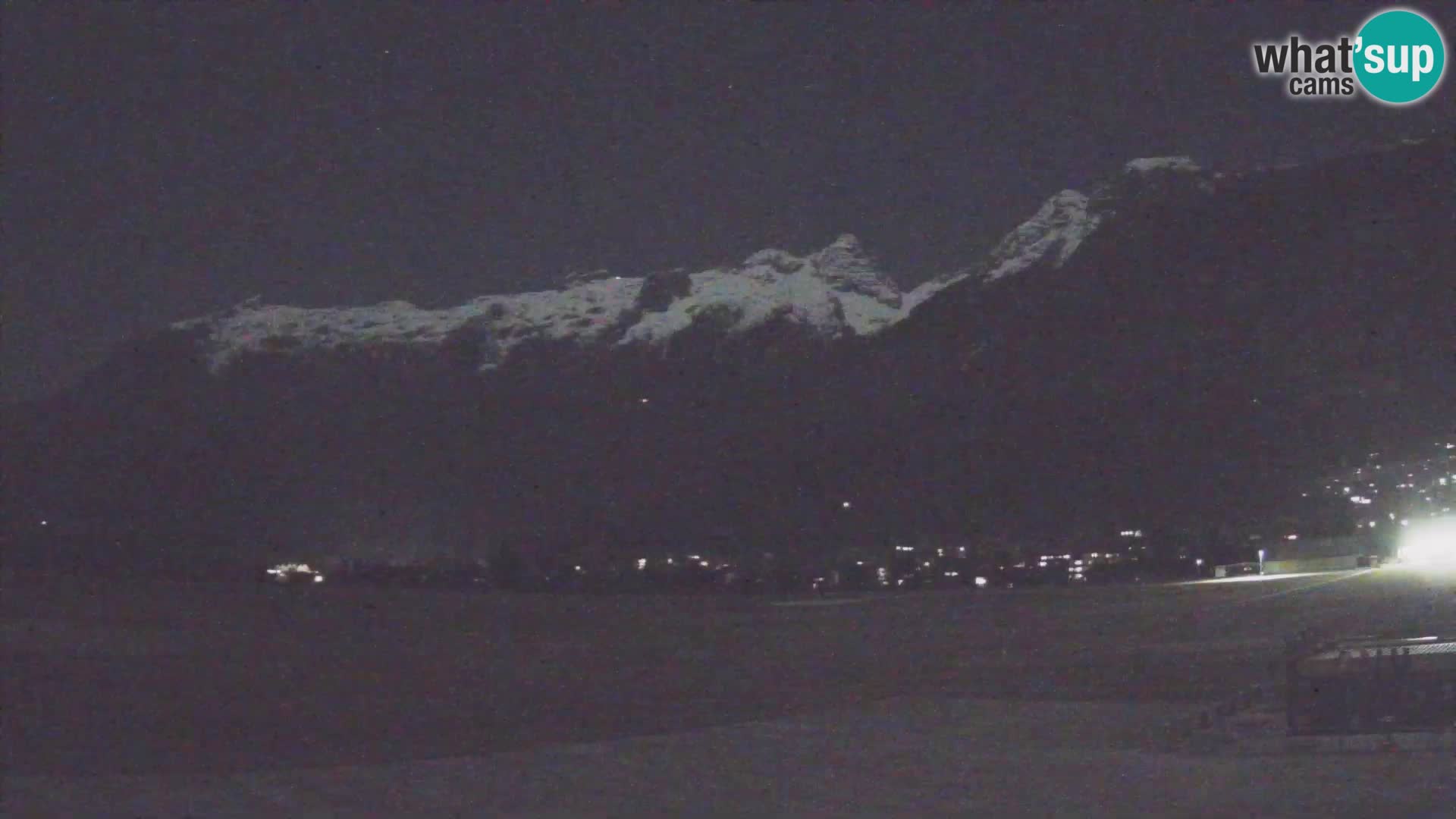 Webcam en direct Aéroport de Bovec – Vue sur Kanin