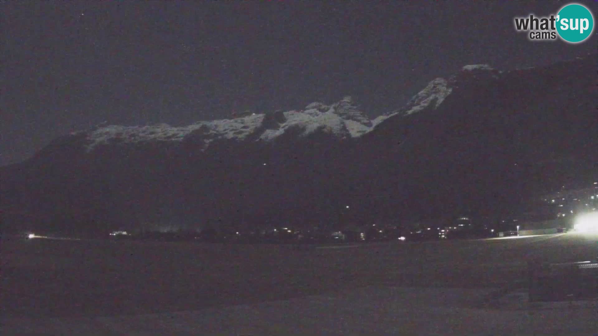 Spletna kamera letališče Bovec – pogled proti Kaninu