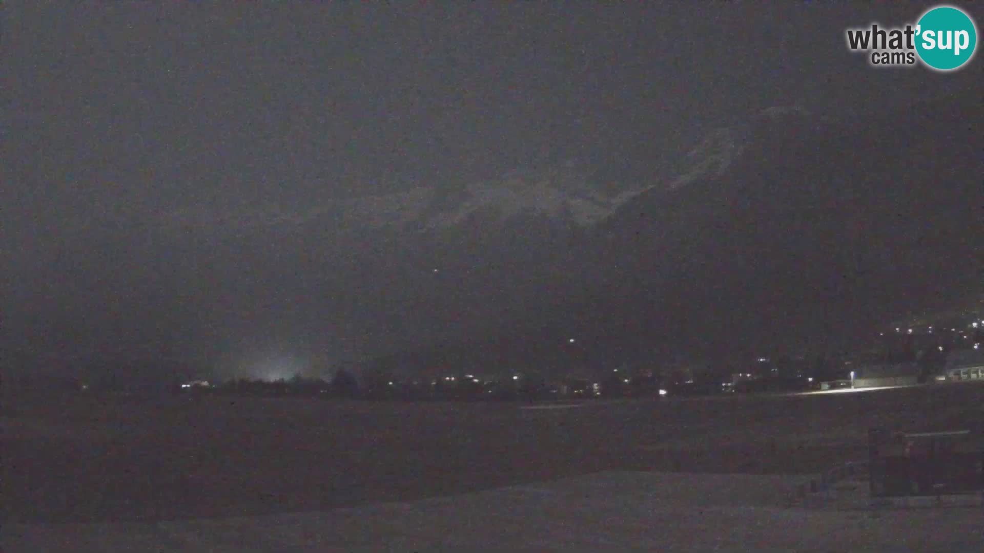 Web kamera uživo Zračna luka Bovec – Pogled na Kanin