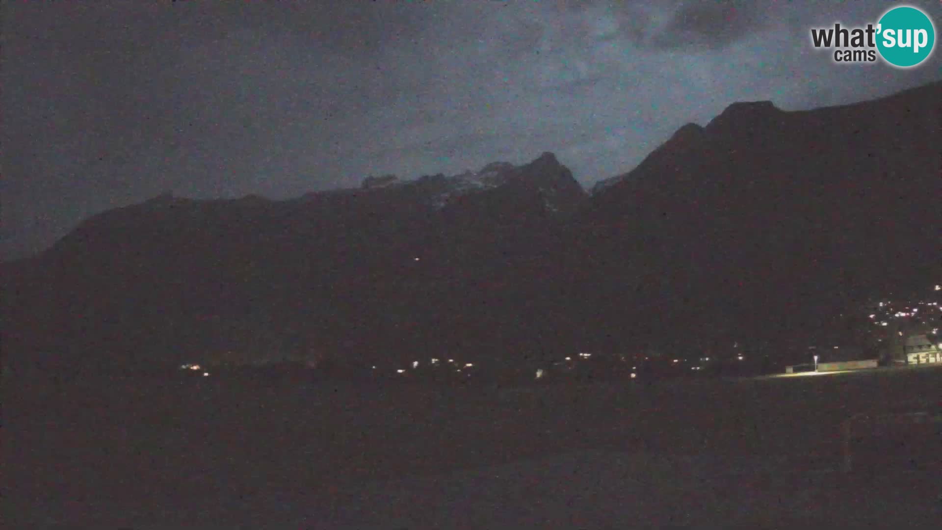 Webcam en direct Aéroport de Bovec – Vue sur Kanin