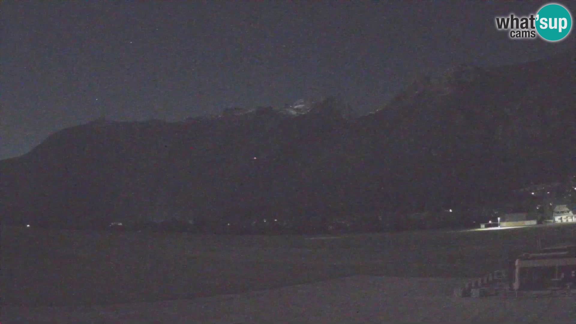 Cámara web en vivo Aeropuerto de Bovec – Vista a Kanin