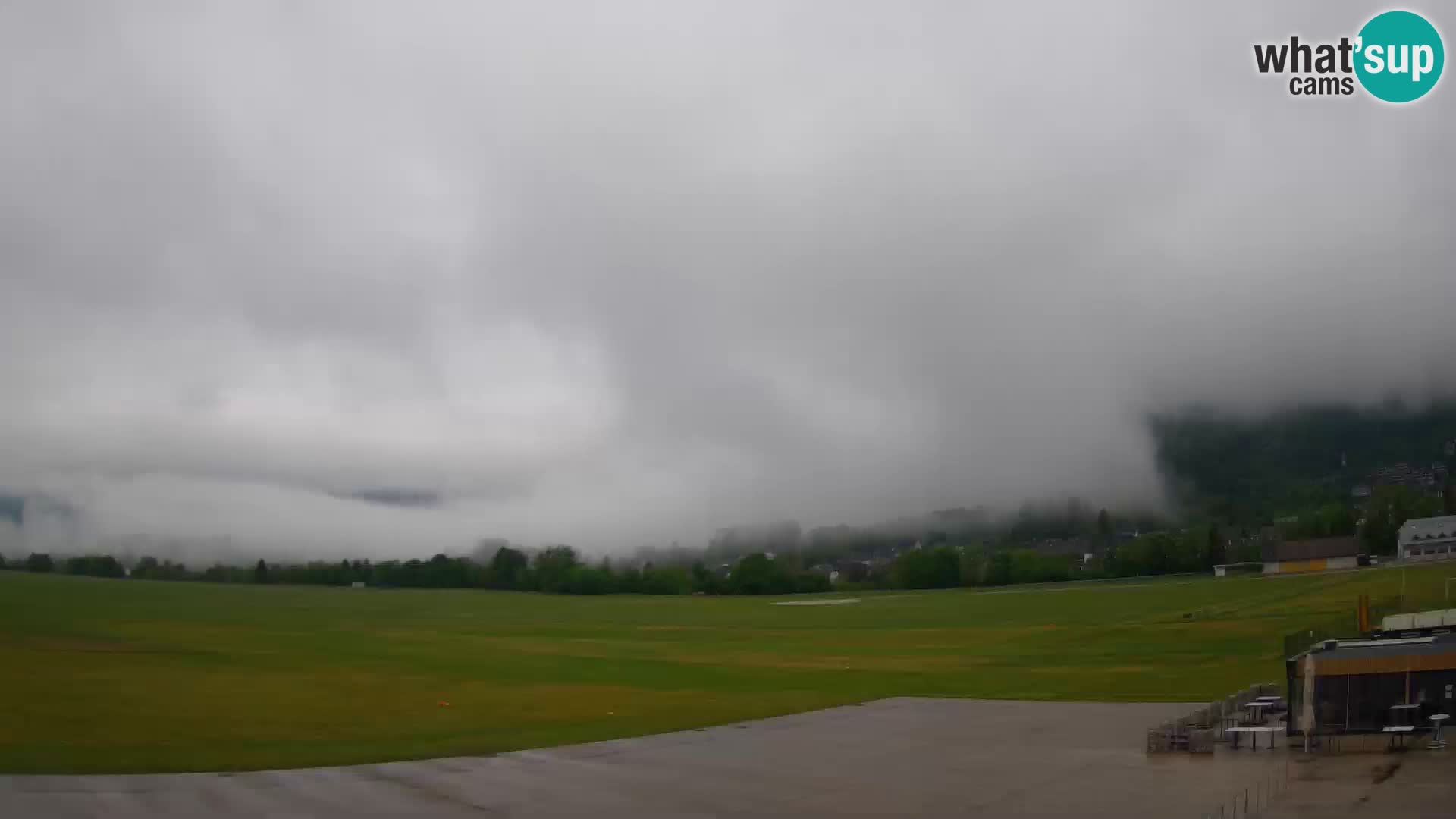 Webcam en direct Aéroport de Bovec – Vue sur Kanin