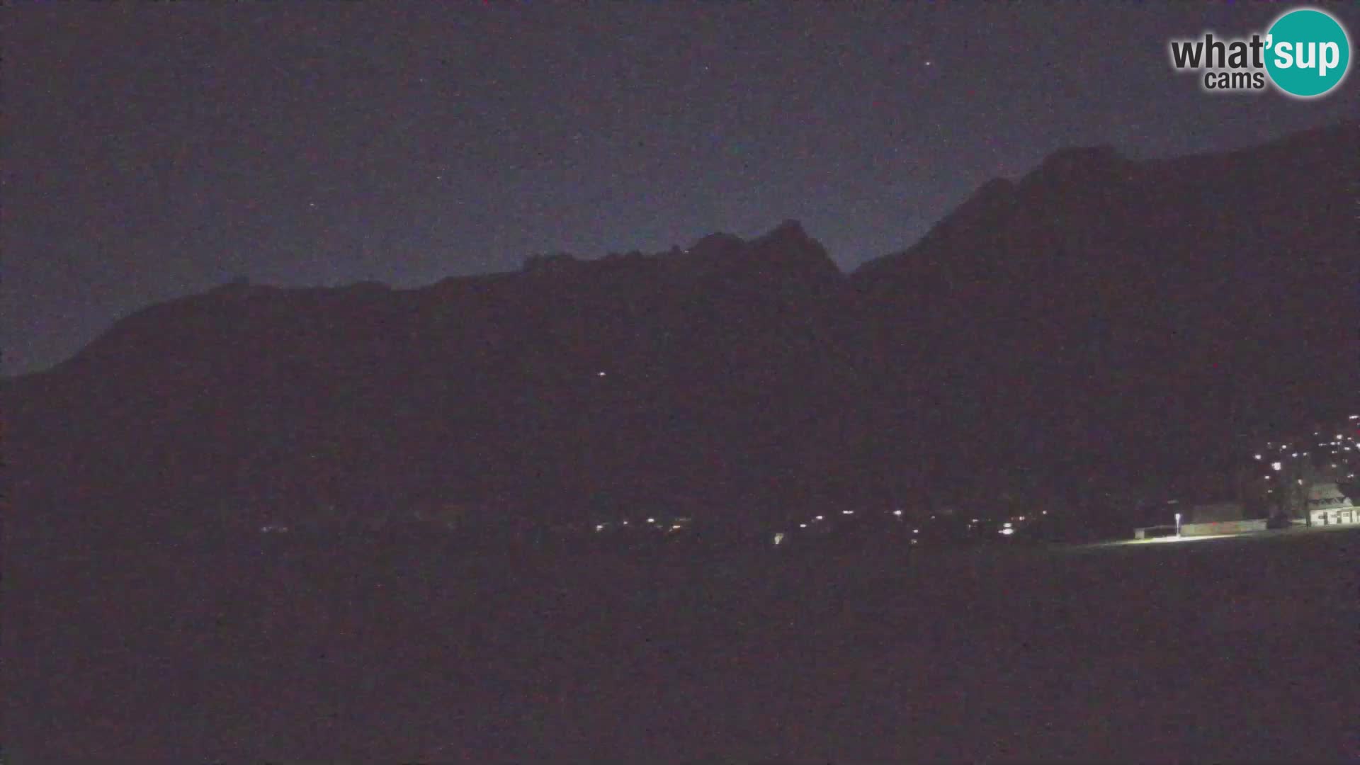 Live webcam Bovec airport – View to Kanin