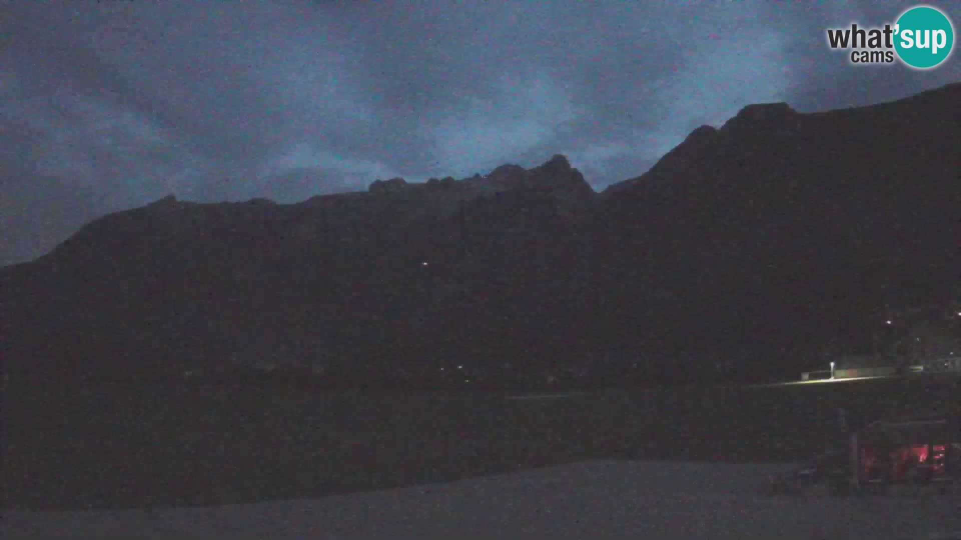 Live webcam Bovec airport – View to Kanin