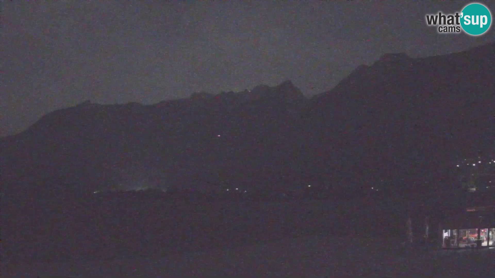 Live webcam Bovec airport – View to Kanin