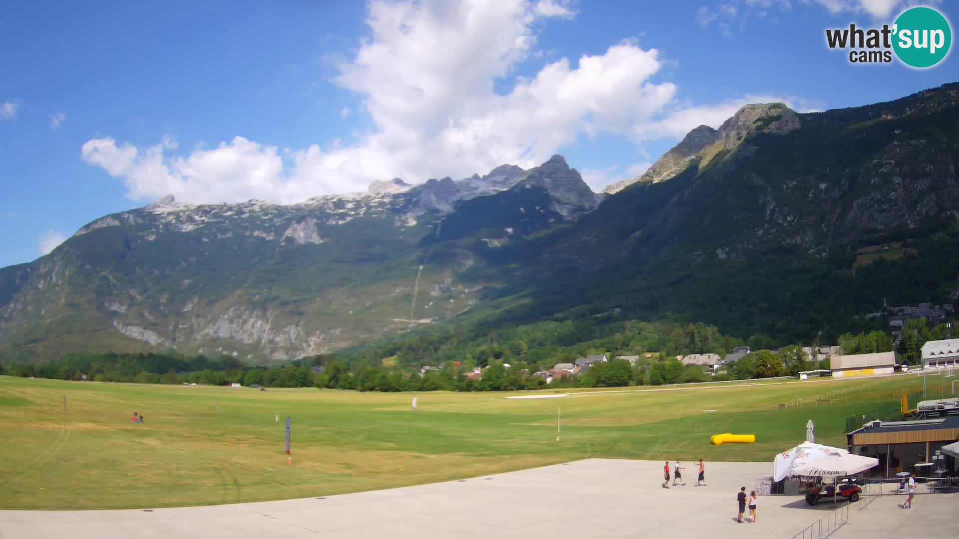 Webcam en direct Aéroport de Bovec – Vue sur Kanin