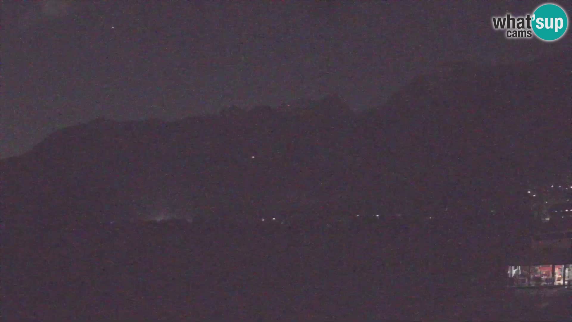 Web kamera uživo Zračna luka Bovec – Pogled na Kanin