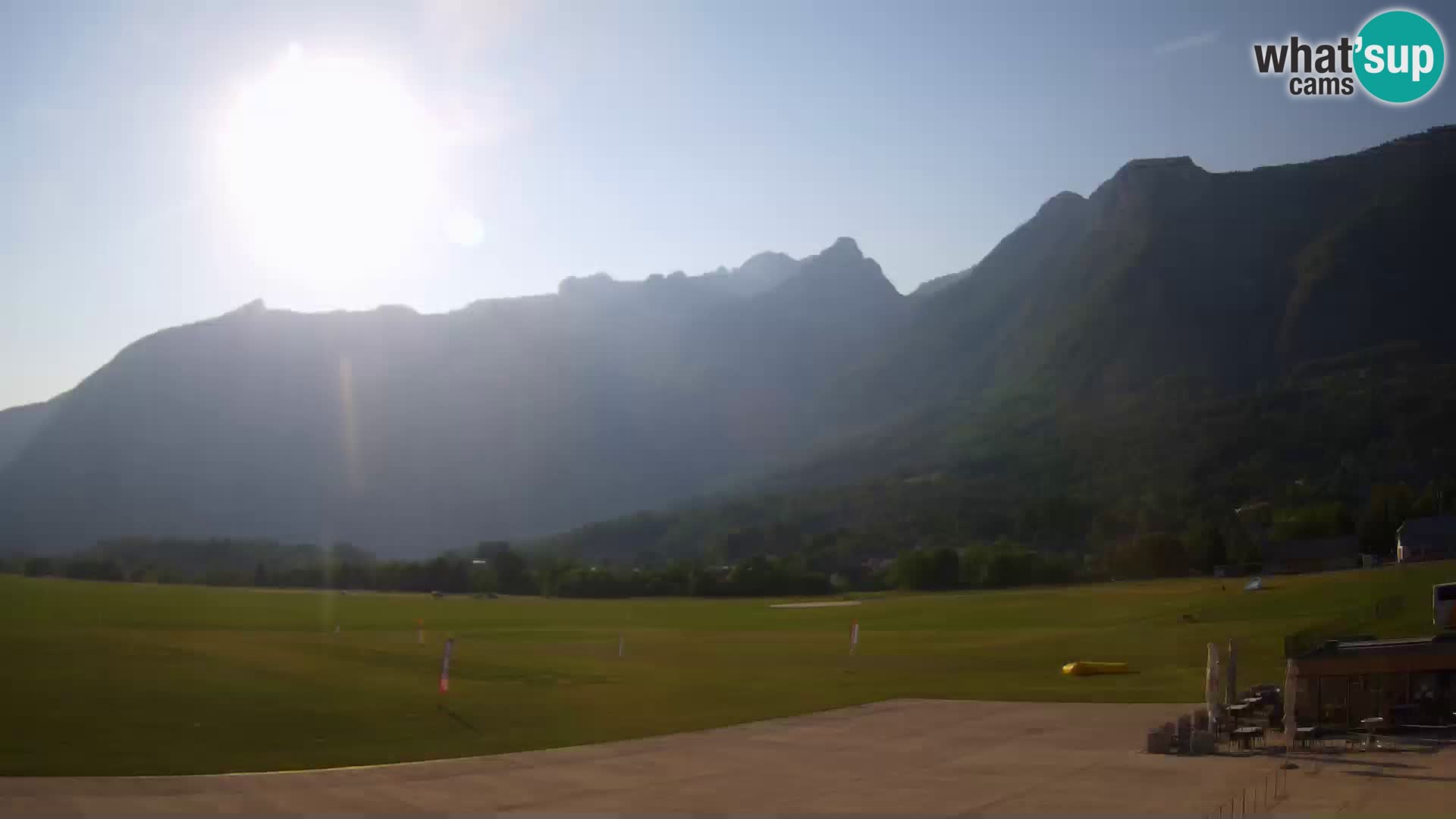 Webcam en direct Aéroport de Bovec – Vue sur Kanin