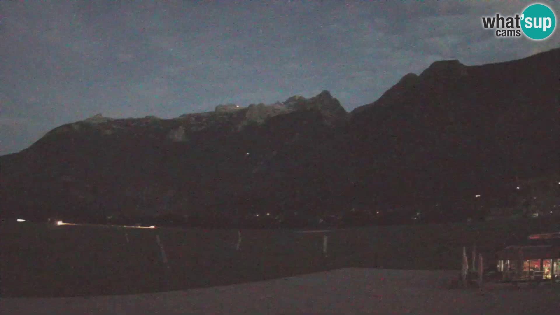 Webcam en direct Aéroport de Bovec – Vue sur Kanin