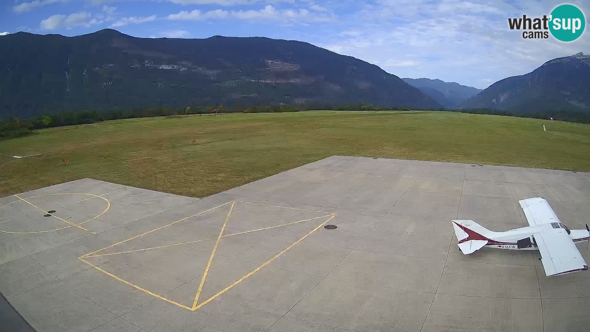 Cámara web del aeropuerto de Bovec – Skydive Bovec