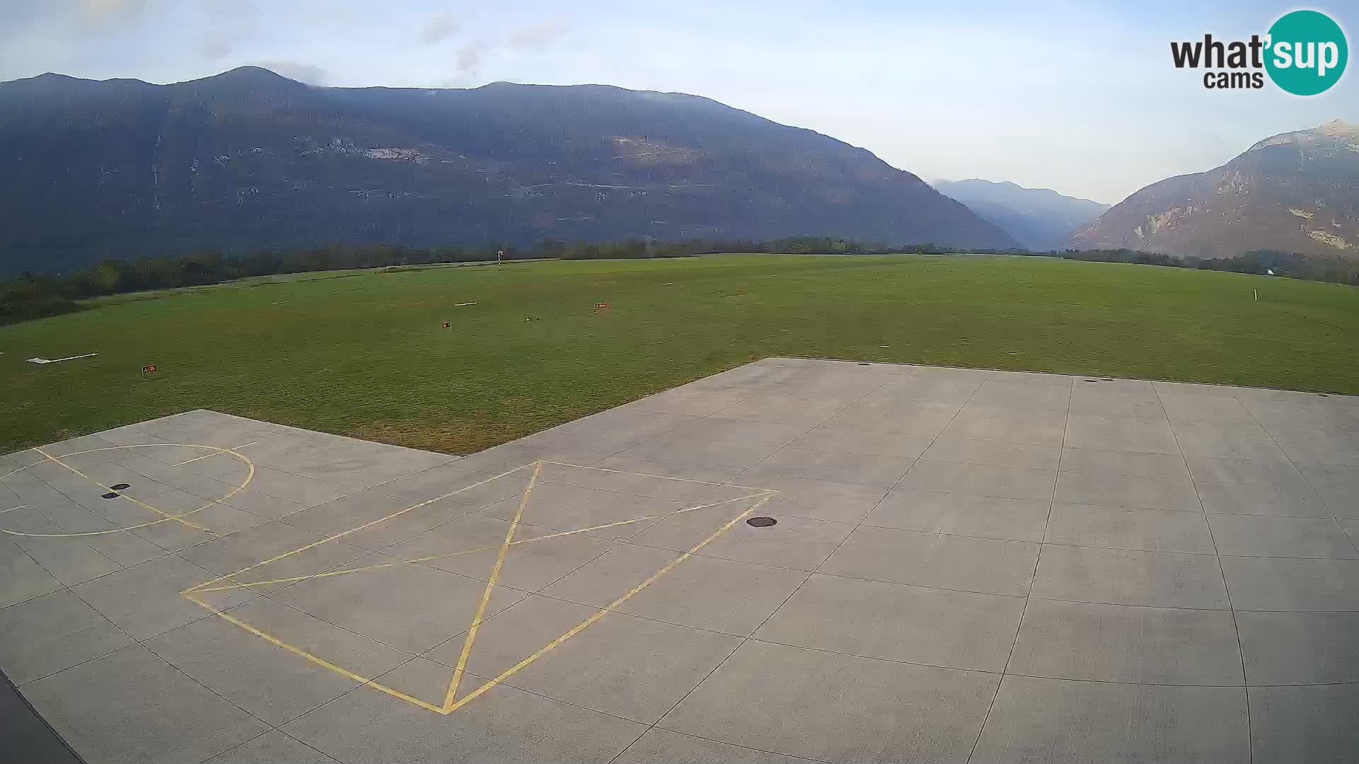 Live-Webcam Flughafen Bovec – Blick auf Kanin