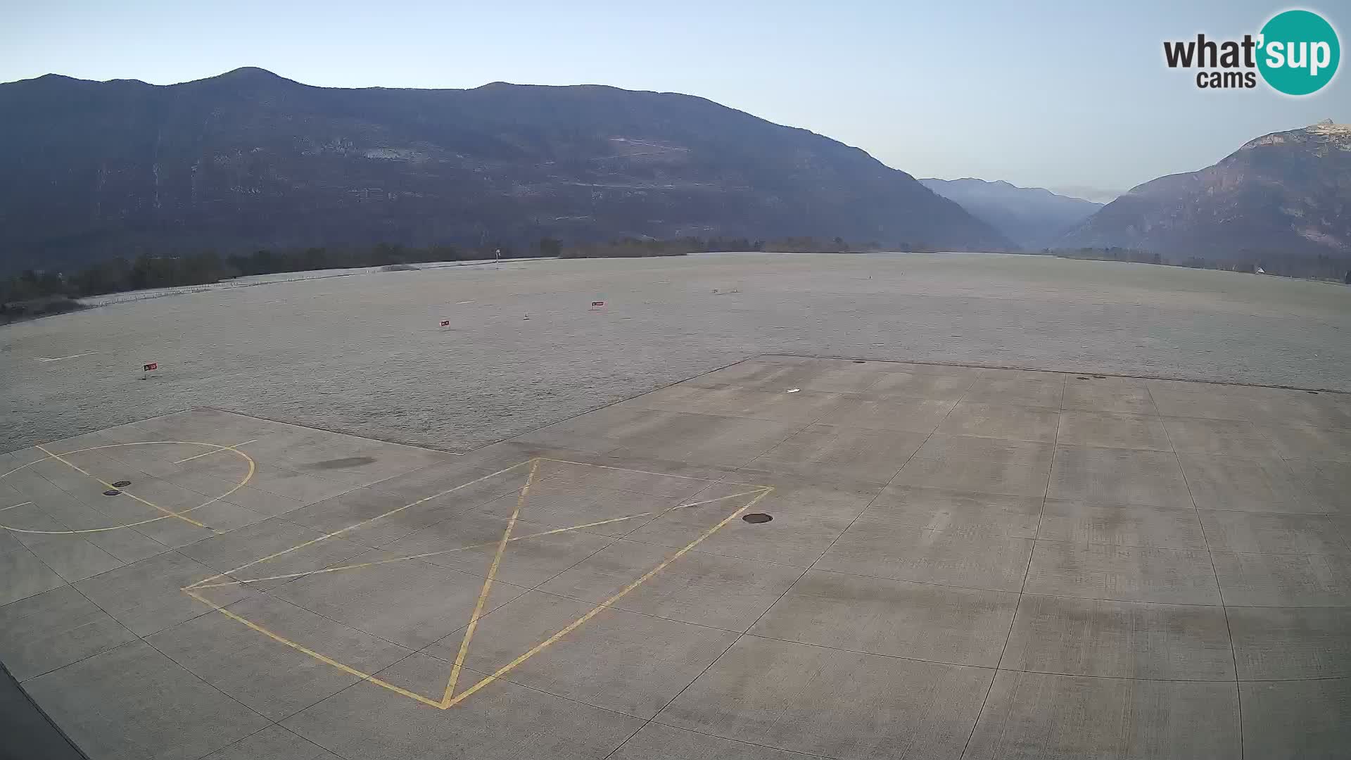 Live-Webcam Flughafen Bovec – Blick auf Kanin