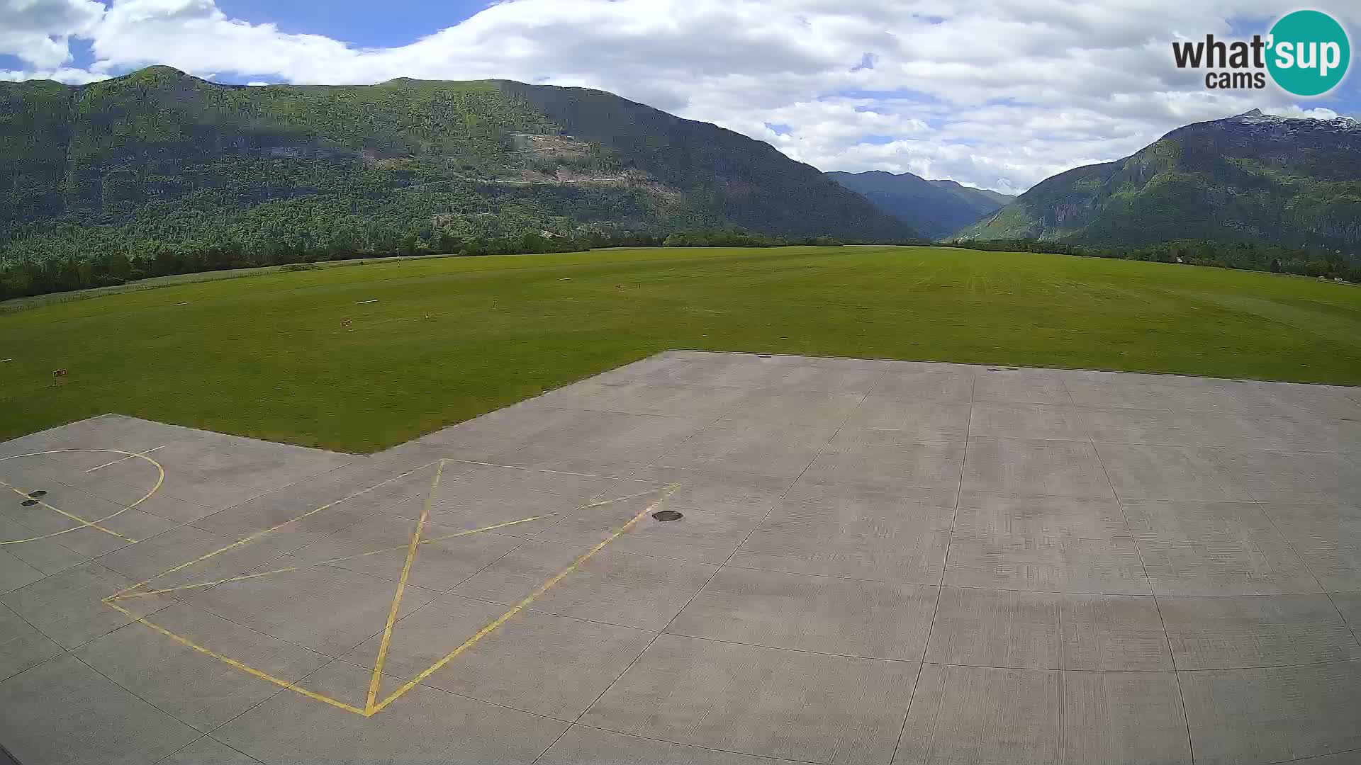 Bovec spletna kamera letališče – Skydive Bovec