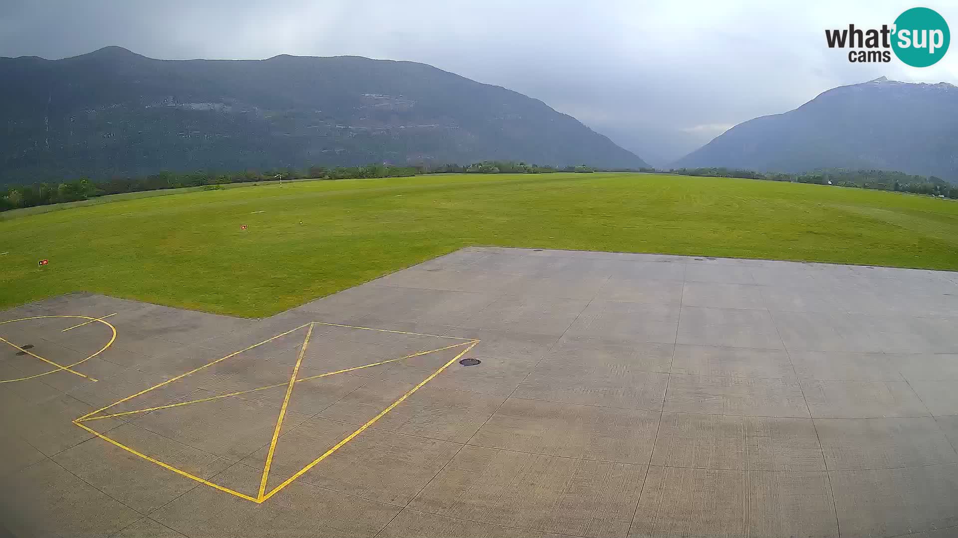 Live-Webcam Flughafen Bovec – Blick auf Kanin