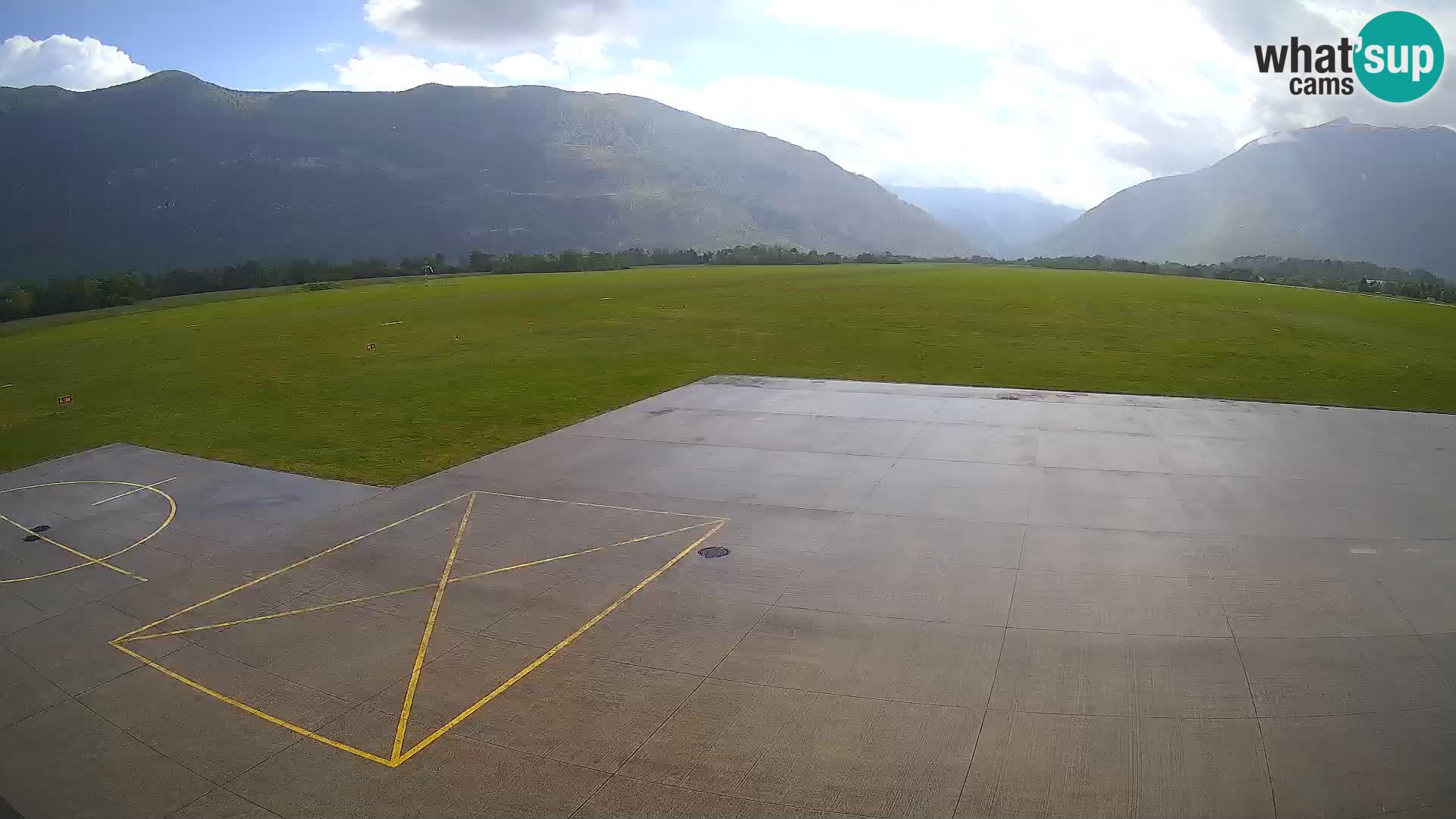 Webcam de l’aéroport de Bovec – Skydive Bovec