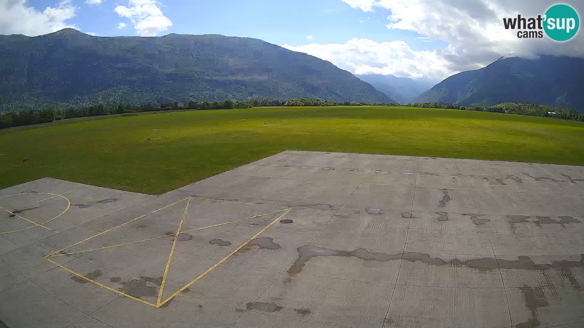 Webcam de l’aéroport de Bovec – Skydive Bovec