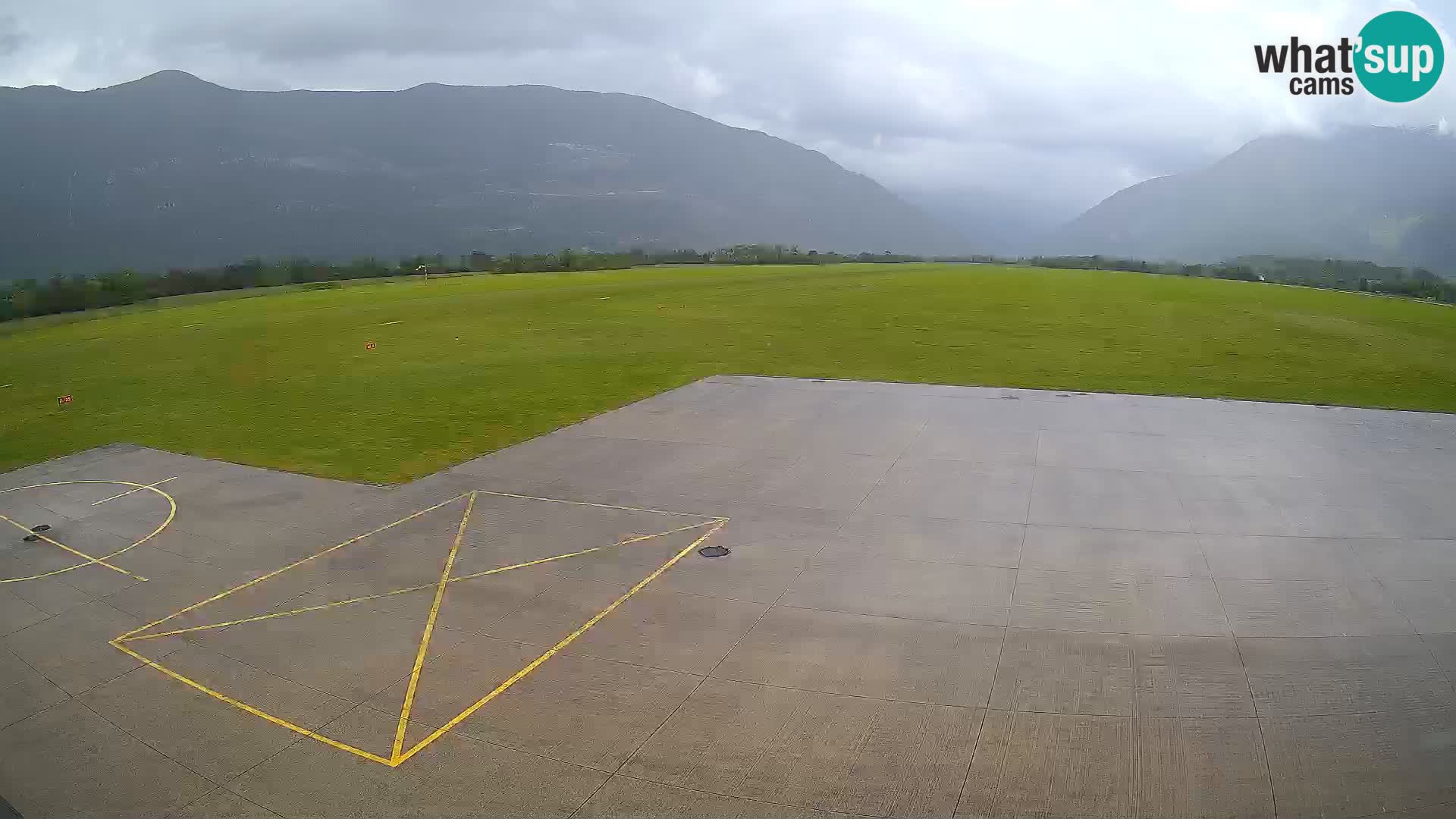 Live-Webcam Flughafen Bovec – Blick auf Kanin