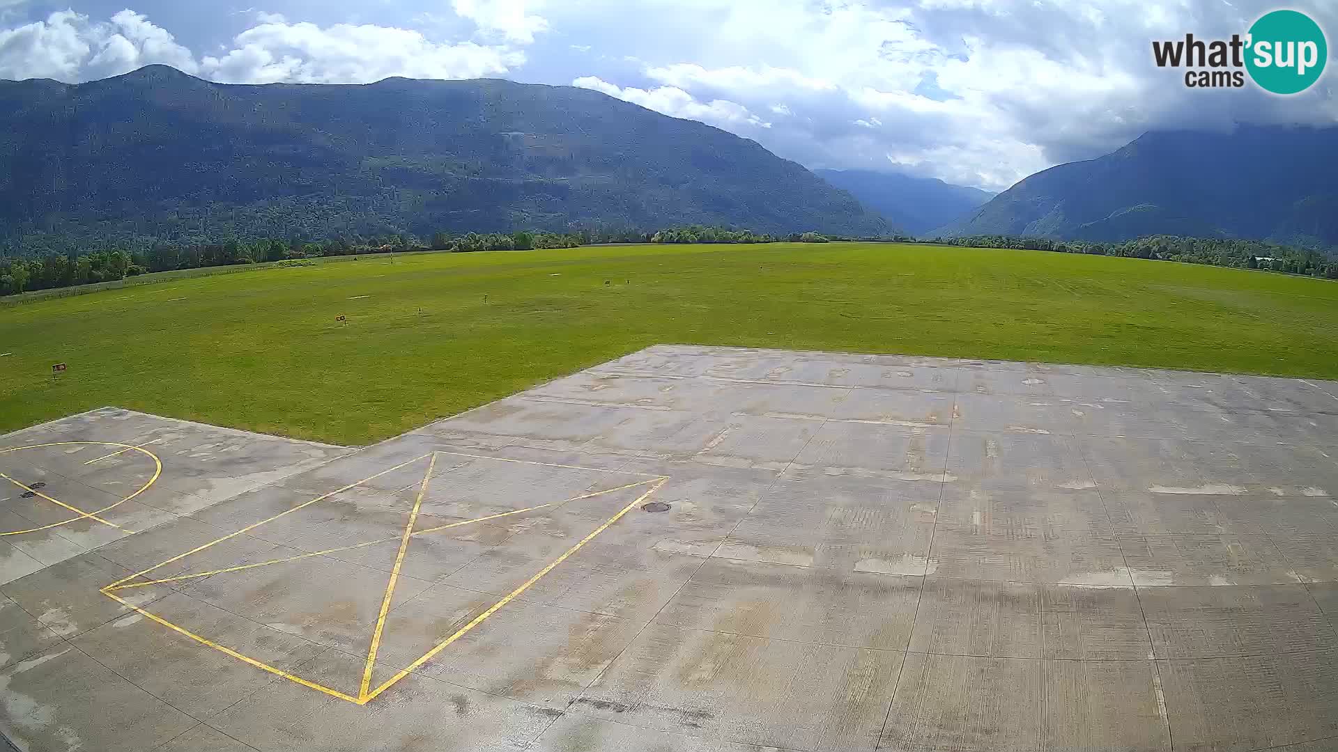 Cámara web del aeropuerto de Bovec – Skydive Bovec