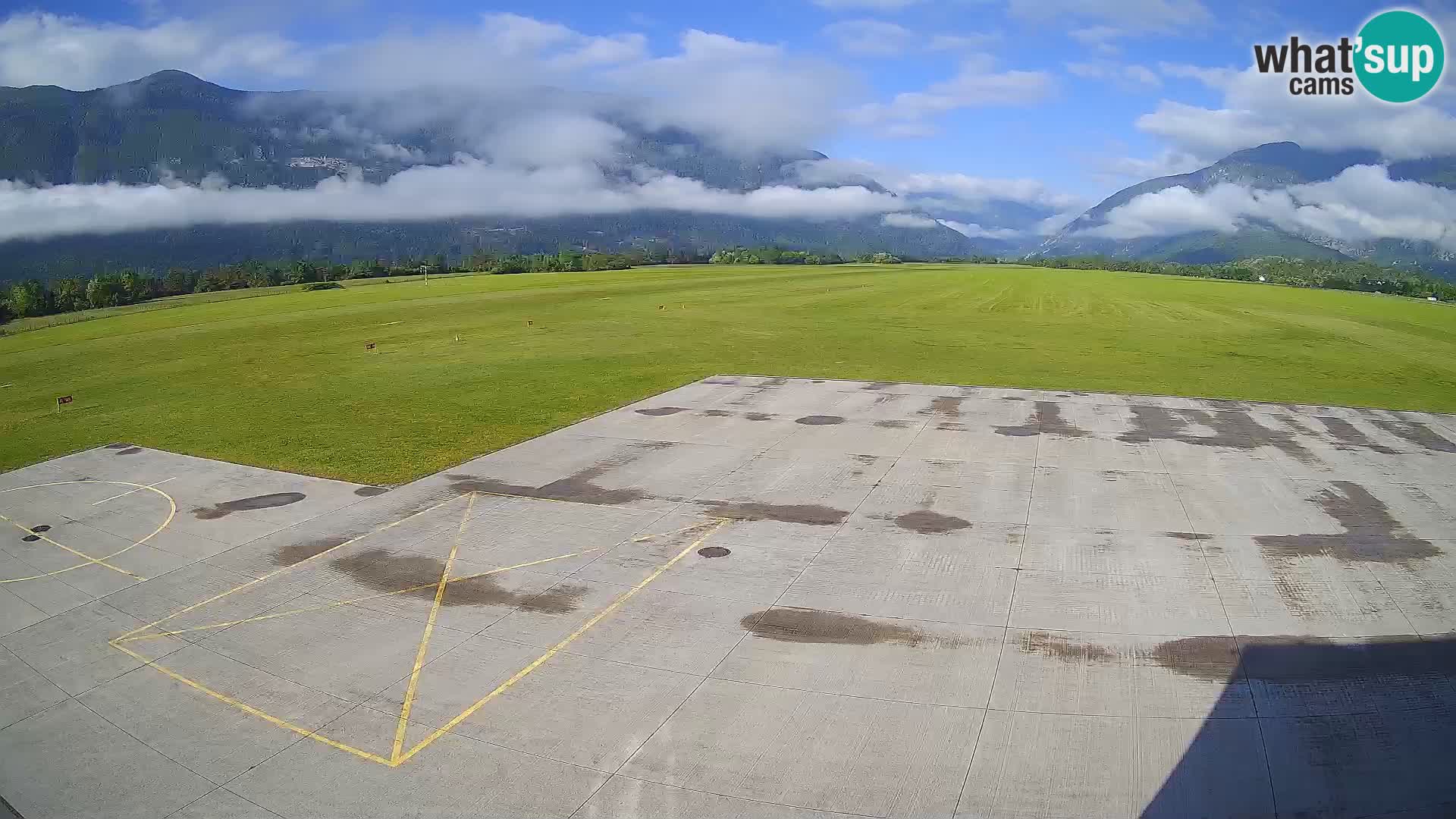 Webcam de l’aéroport de Bovec – Skydive Bovec