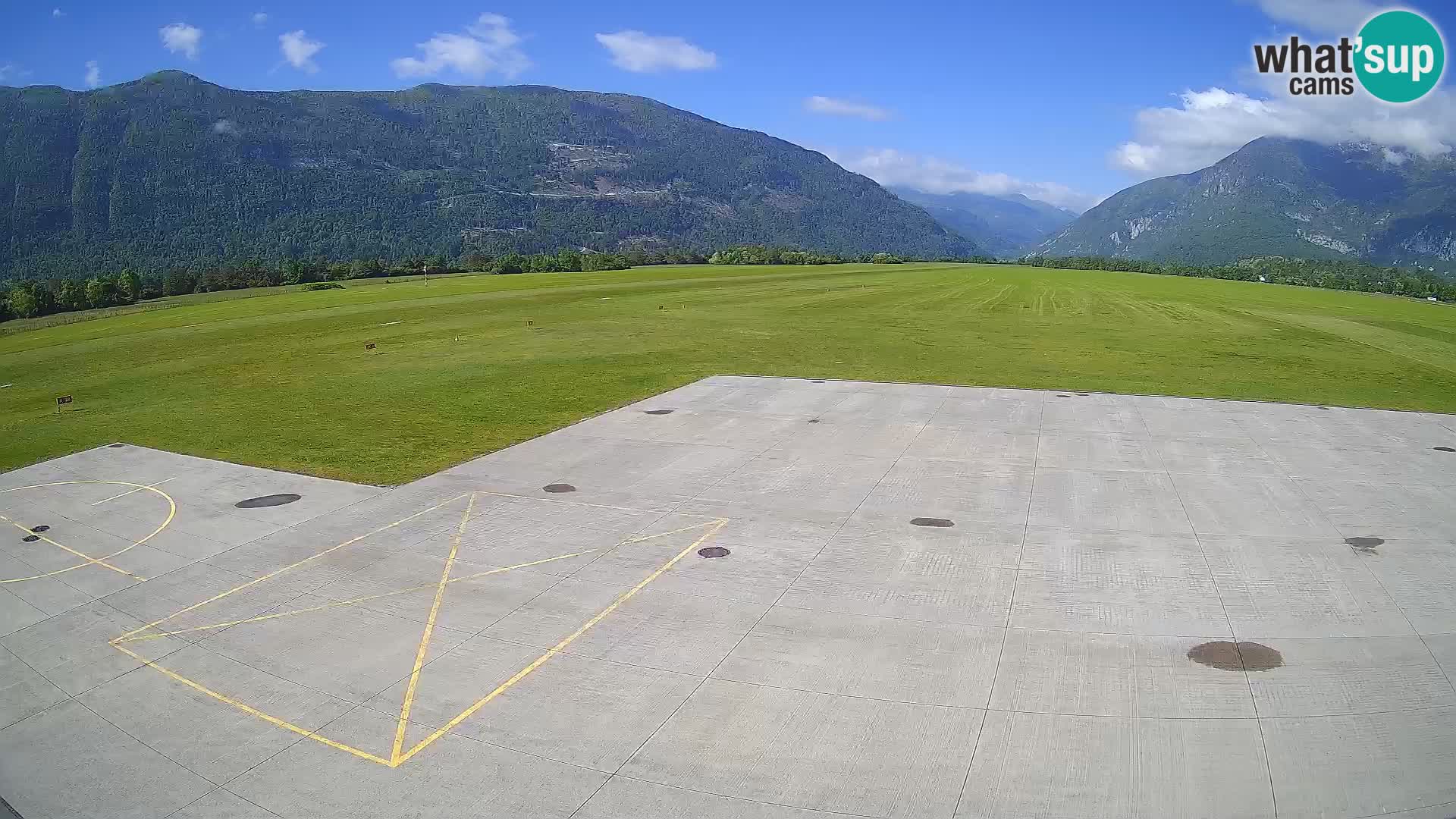 Bovec spletna kamera letališče – Skydive Bovec