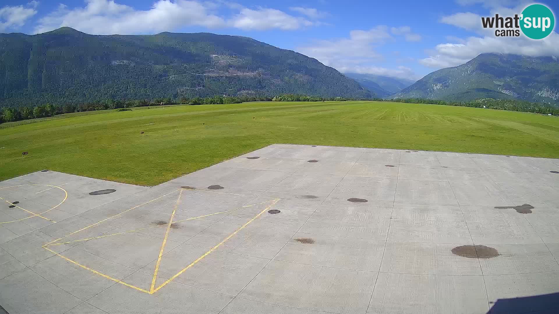 Webcam de l’aéroport de Bovec – Skydive Bovec
