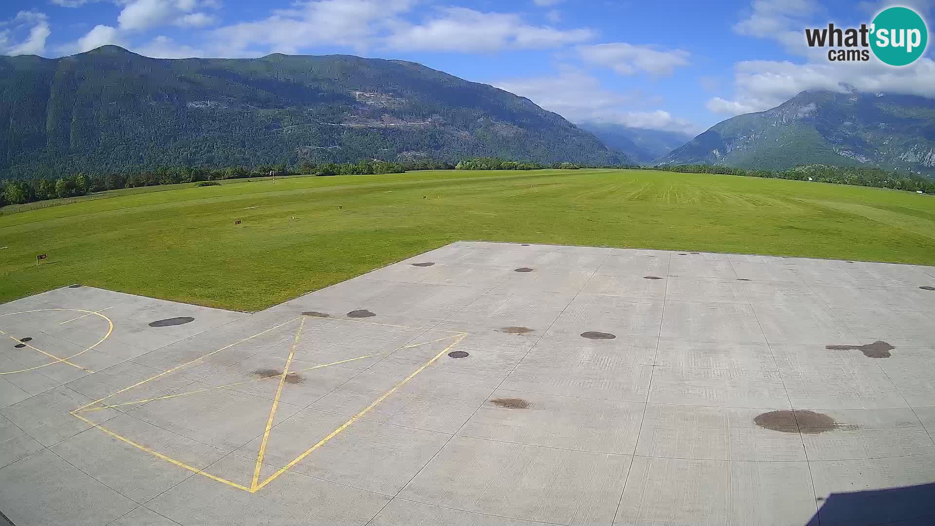 Cámara web del aeropuerto de Bovec – Skydive Bovec