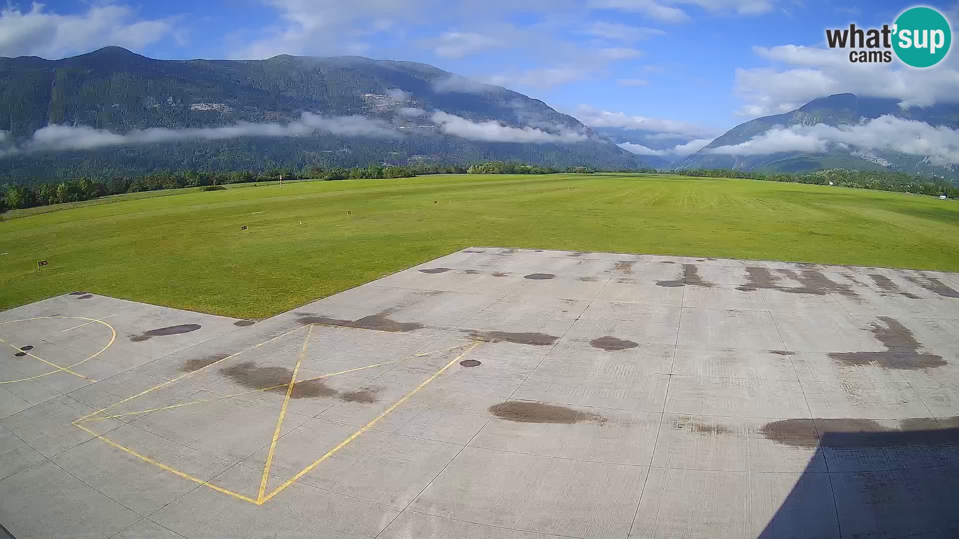 Cámara web del aeropuerto de Bovec – Skydive Bovec