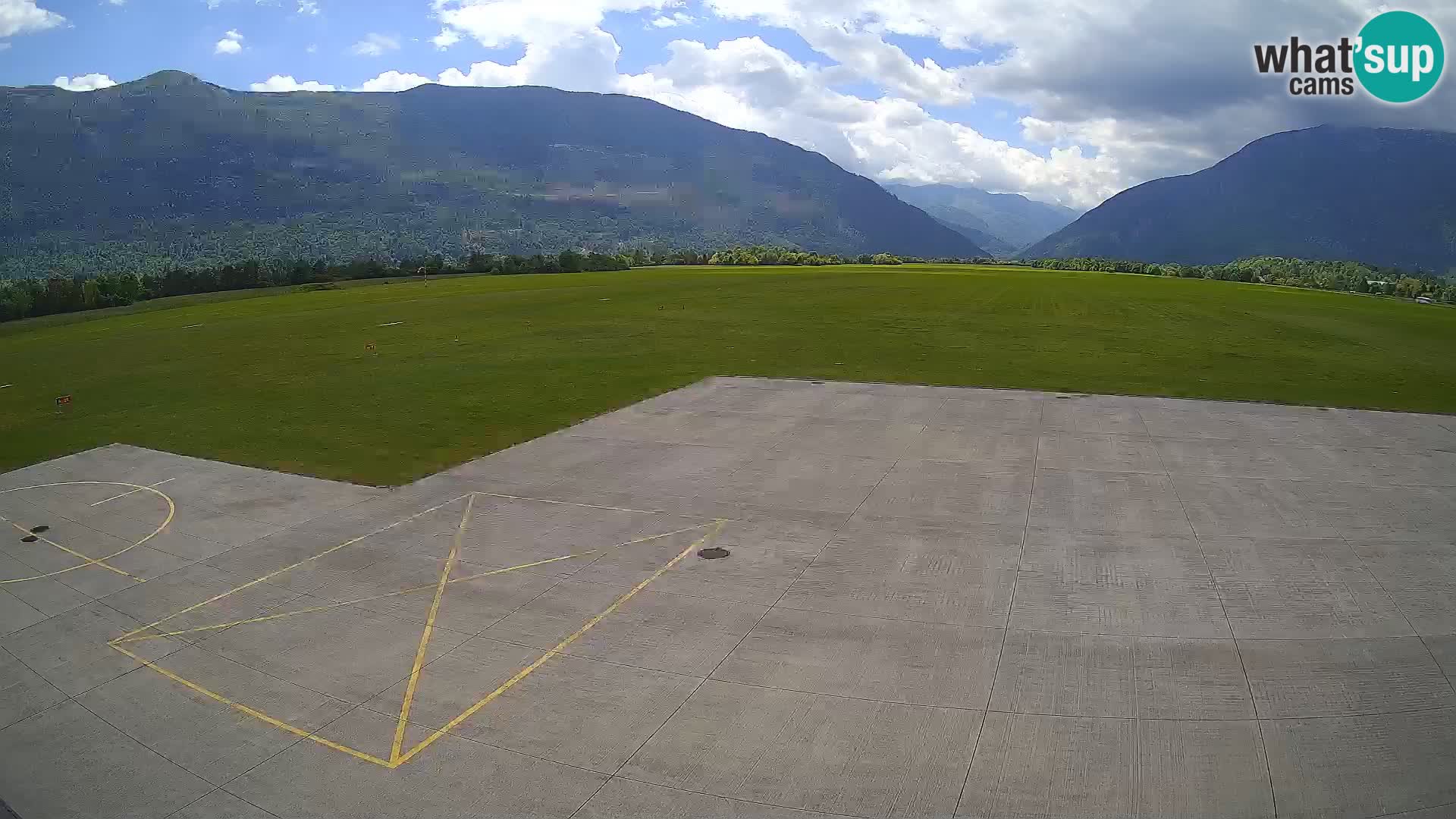 Cámara web del aeropuerto de Bovec – Skydive Bovec