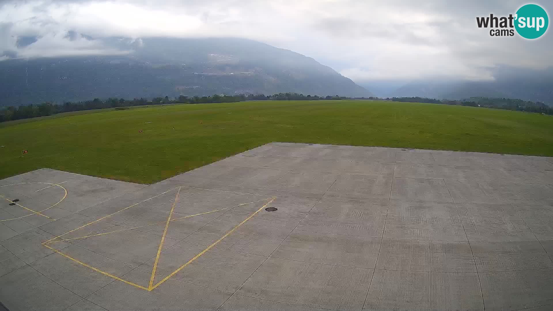 Live-Webcam Flughafen Bovec – Blick auf Kanin
