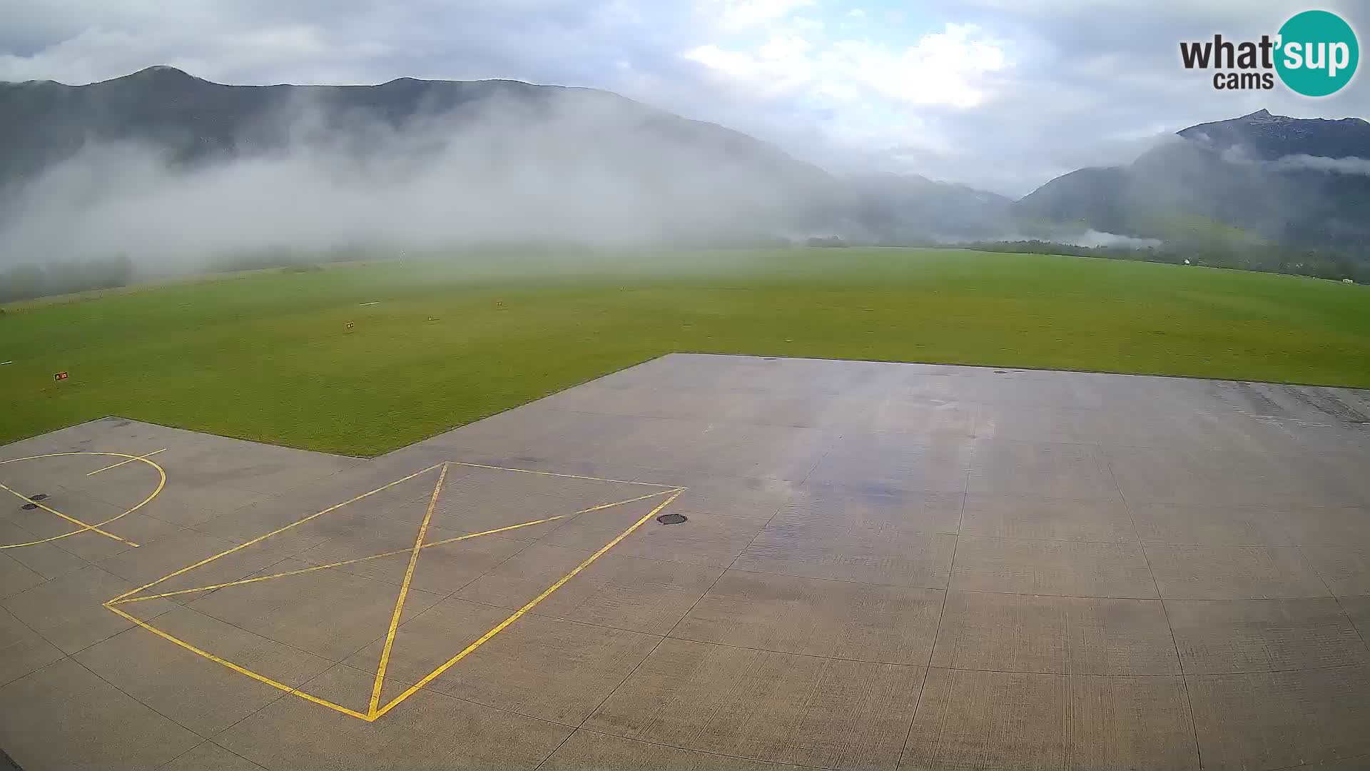Webcam de l’aéroport de Bovec – Skydive Bovec
