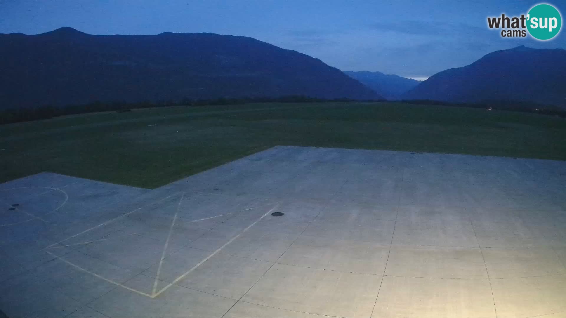 Live-Webcam Flughafen Bovec – Blick auf Kanin