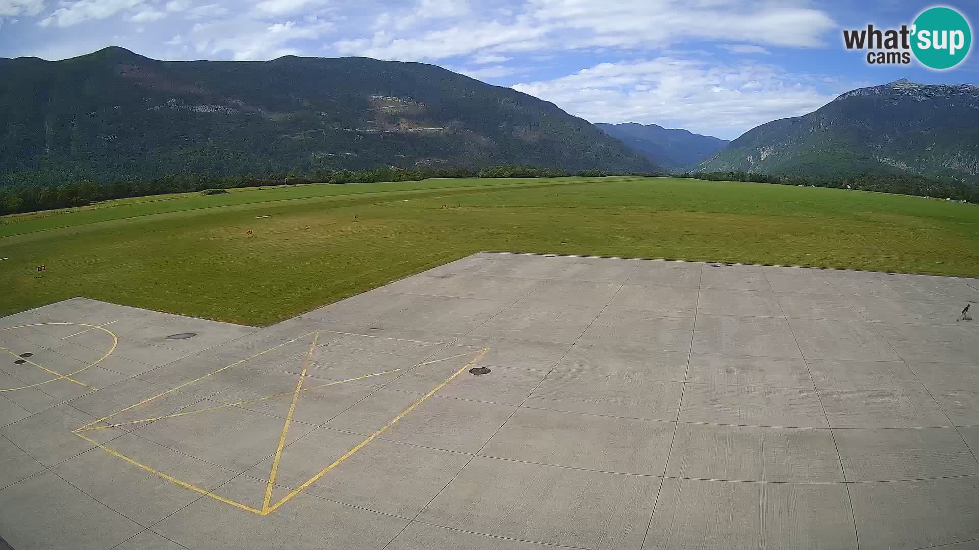 Webcam de l’aéroport de Bovec – Skydive Bovec