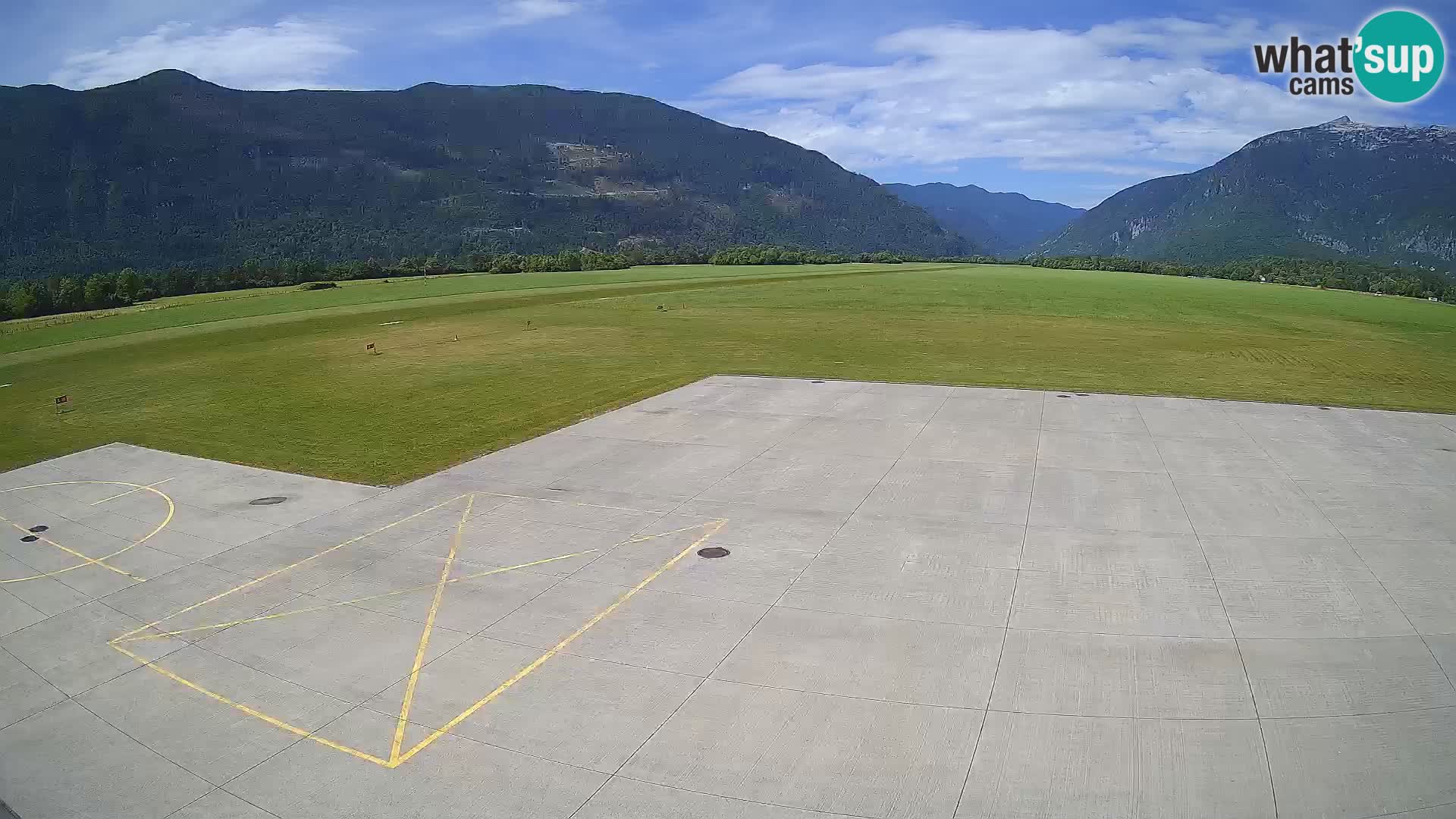 Bovec spletna kamera letališče – Skydive Bovec