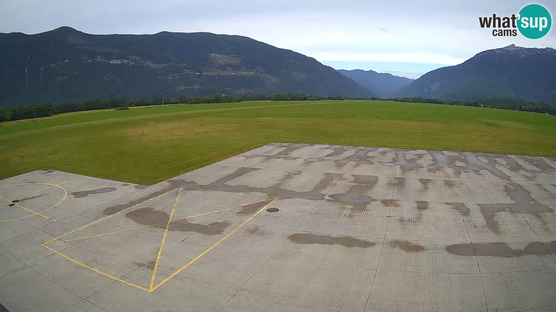 Cámara web del aeropuerto de Bovec – Skydive Bovec