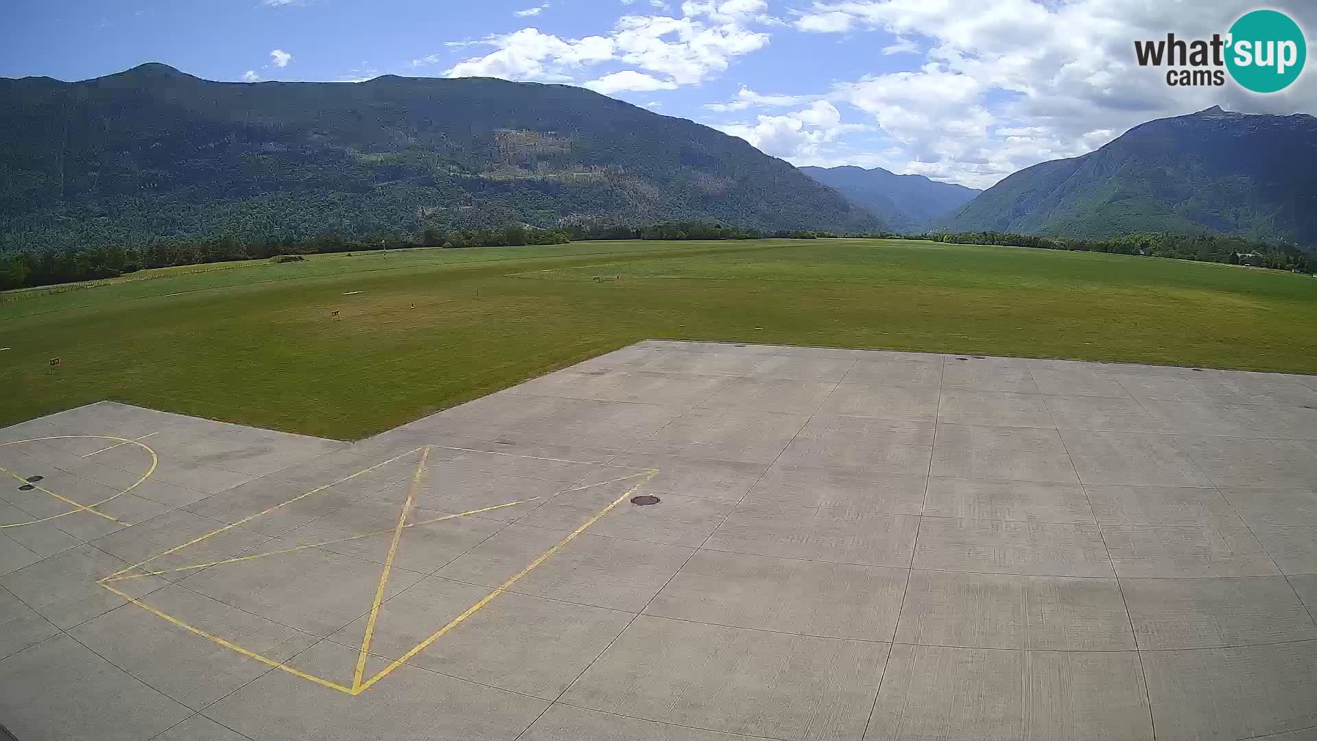 Bovec spletna kamera letališče – Skydive Bovec