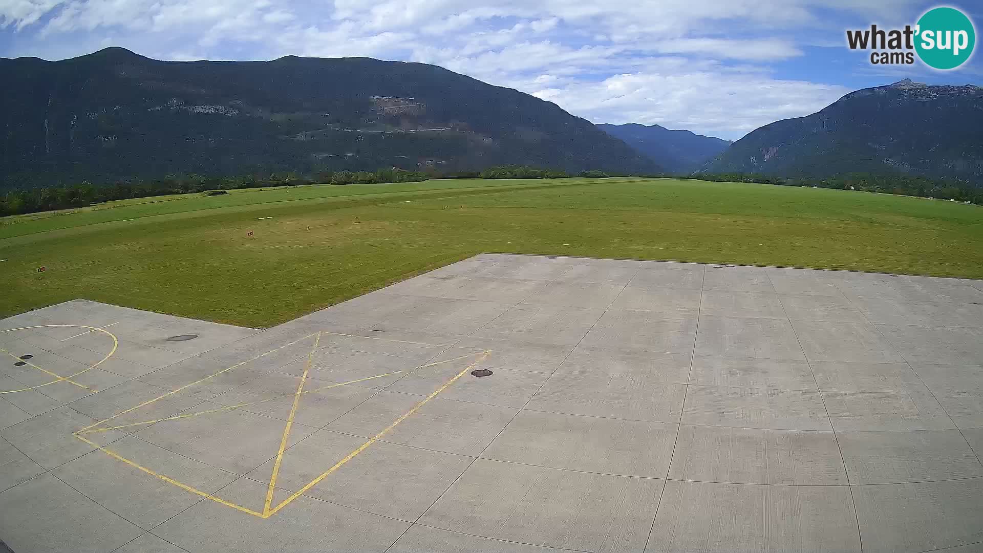 Webcam de l’aéroport de Bovec – Skydive Bovec