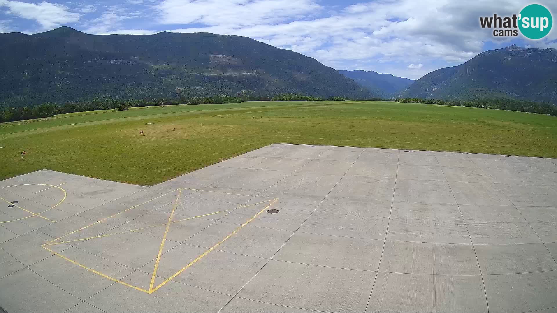Cámara web del aeropuerto de Bovec – Skydive Bovec