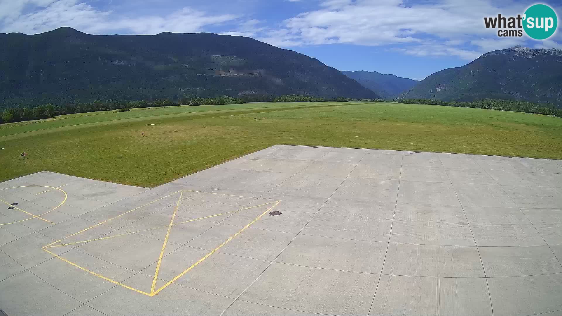 Webcam de l’aéroport de Bovec – Skydive Bovec