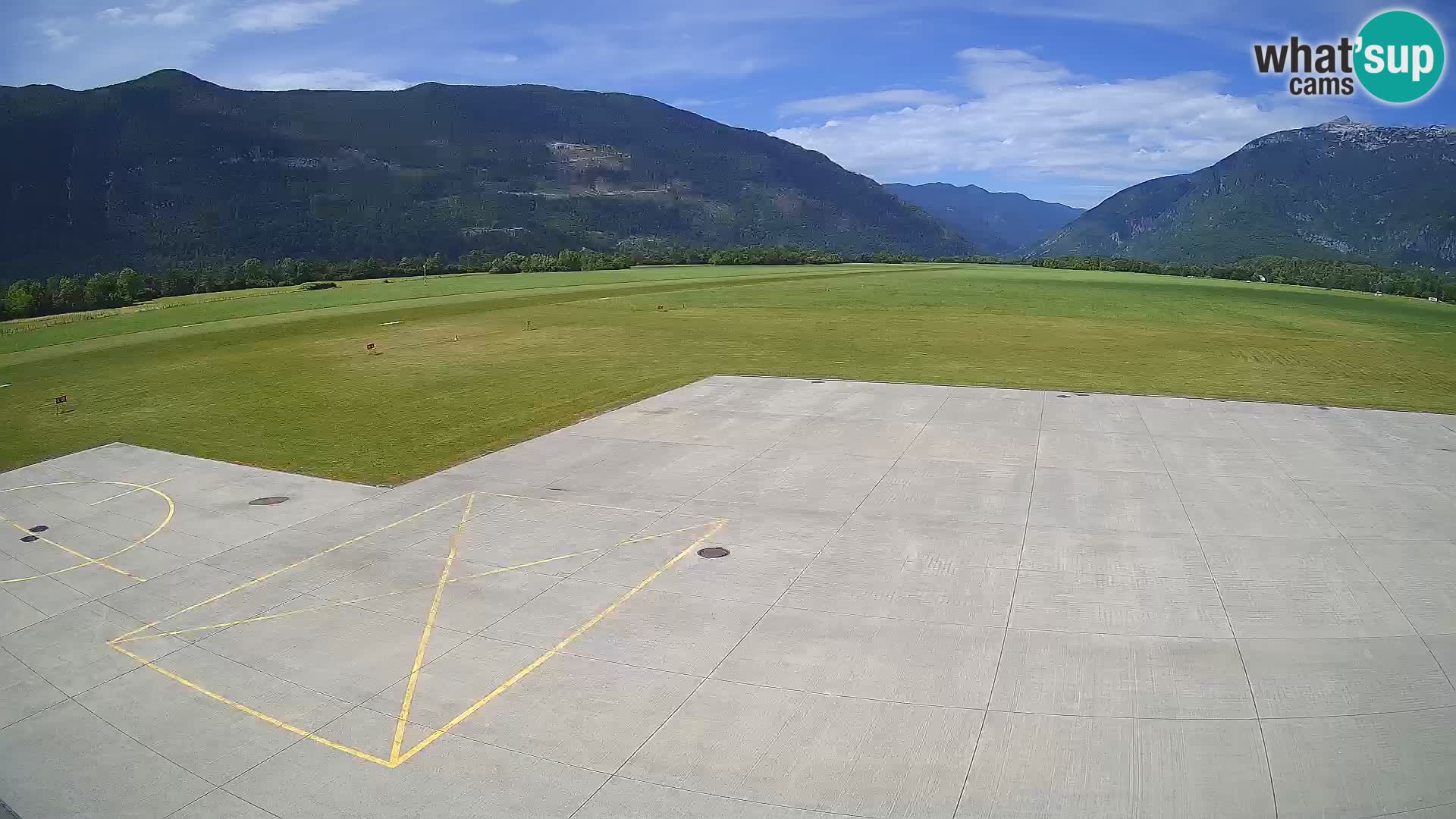 Cámara web del aeropuerto de Bovec – Skydive Bovec