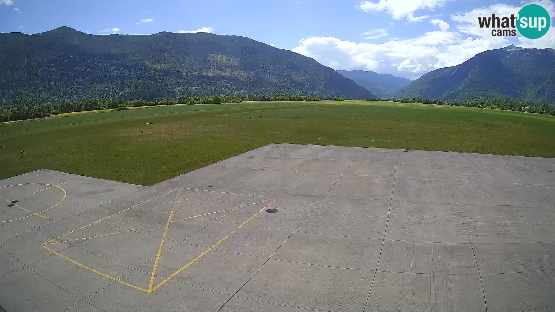 Cámara web del aeropuerto de Bovec – Skydive Bovec