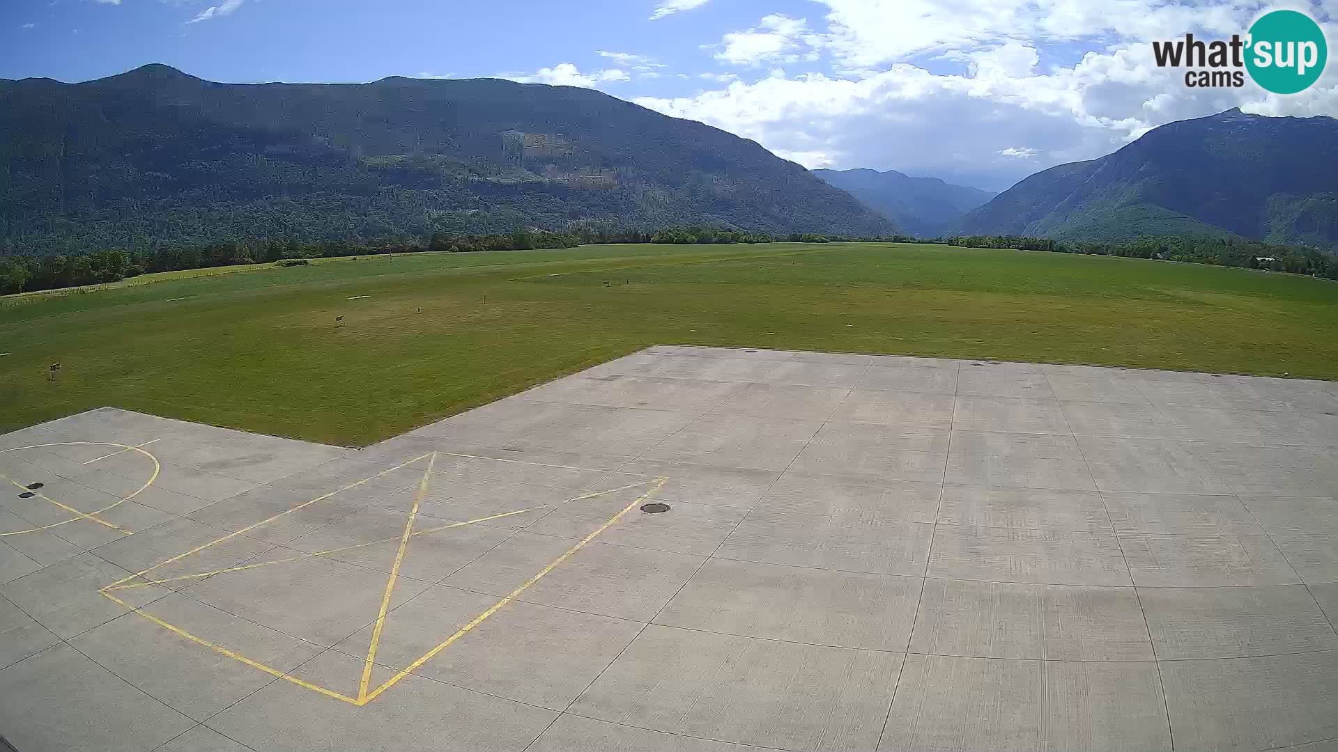 Cámara web del aeropuerto de Bovec – Skydive Bovec