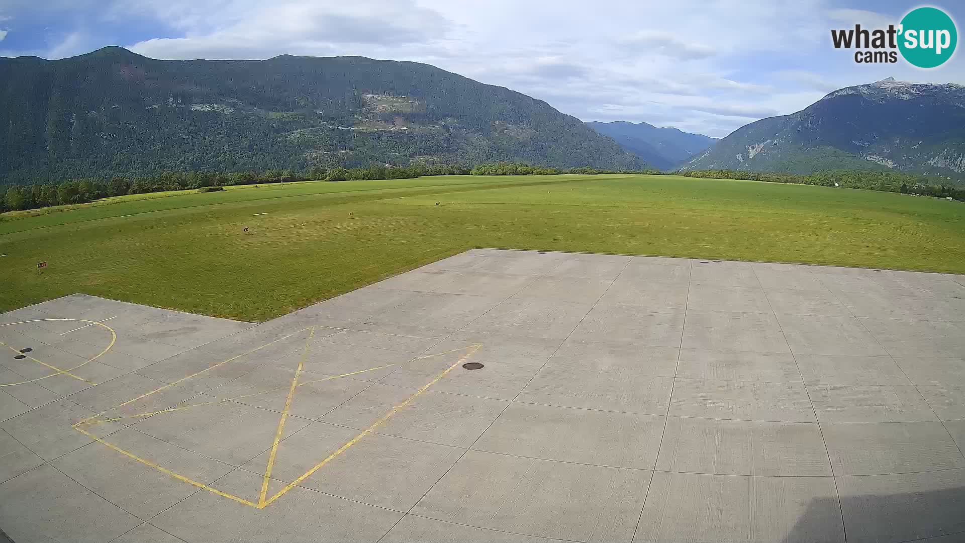 Webcam de l’aéroport de Bovec – Skydive Bovec