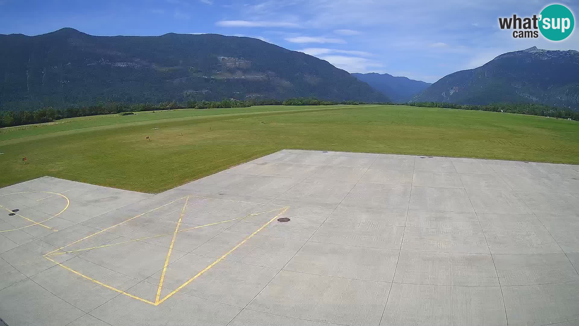 Webcam de l’aéroport de Bovec – Skydive Bovec