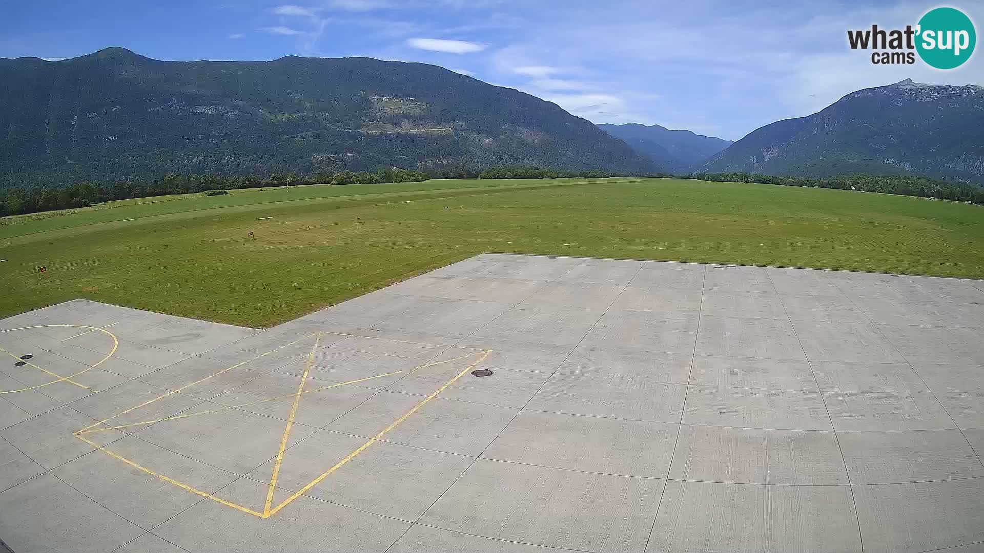 Cámara web del aeropuerto de Bovec – Skydive Bovec