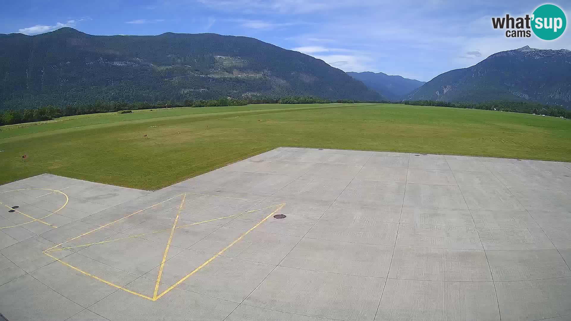 Cámara web del aeropuerto de Bovec – Skydive Bovec
